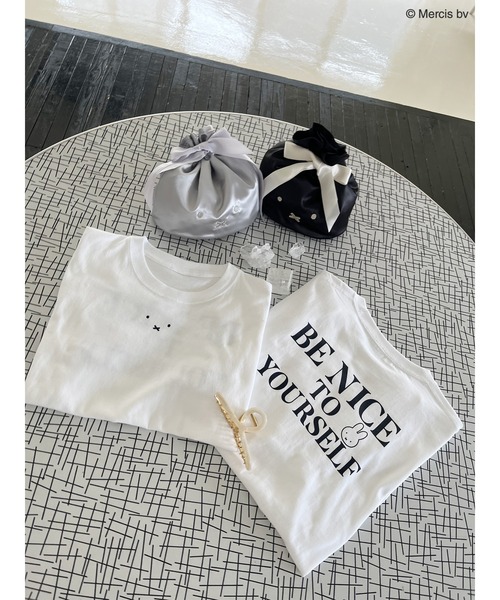 MIIA（ミーア）の「miffy 2way巾着バッグ（ショルダーバッグ・レディース・オフホワイト/ブルー/ブラック・FREE）」の13枚目の写真