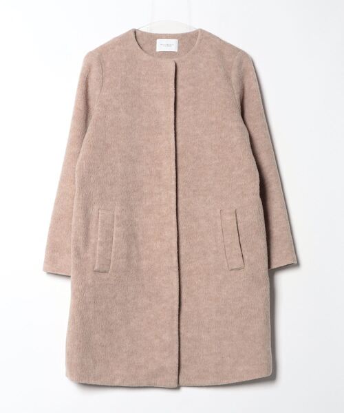 セール/ブランド古着】ノーカラーコート（ノーカラーコート  