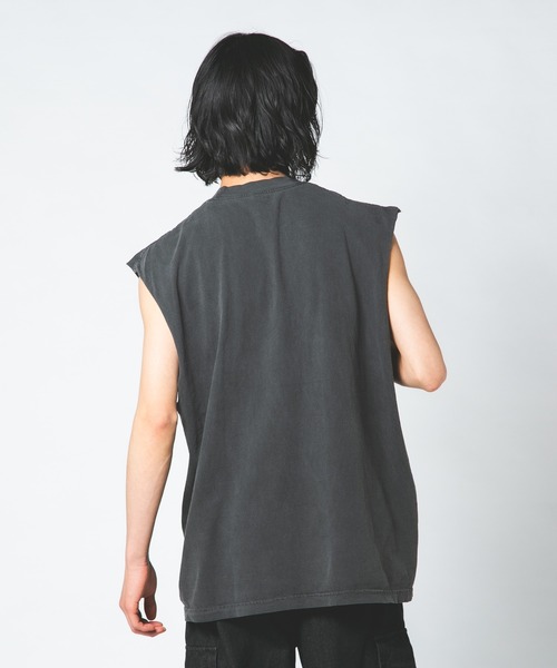 LOS ANGELES APPAREL（ロサンゼルスアパレル）の「【LOS ANGELES APPAREL /ロサンゼルスアパレル】 L-1865GD 6.5OZ SLEEVELESS TEE 6.5オンス スリーブレス TEEシャツ（Tシャツ/カットソー・メンズ・ブラック/ホワイト・X-LARGE/LARGE/MEDIUM）」の7枚目の写真