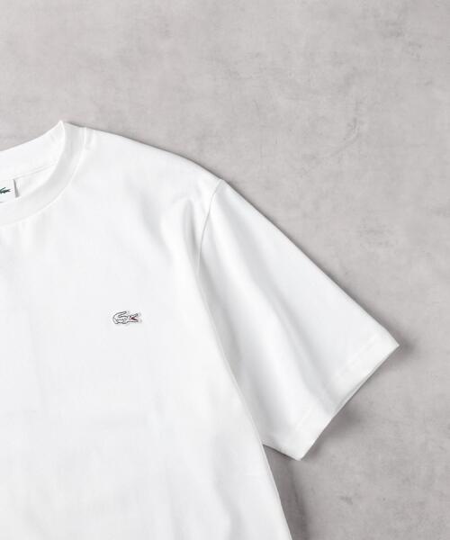 LACOSTE（ラコステ）の「LACOSTE(ラコステ)ワンポイントTシャツ（Tシャツ/カットソー・メンズ・ブラック/ベージュ/ホワイト・M/L/XL/S）」の16枚目の写真