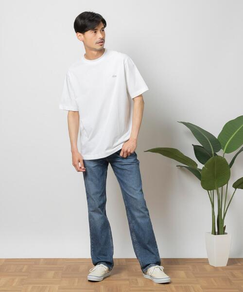 LACOSTE（ラコステ）の「LACOSTE(ラコステ)ワンポイントTシャツ（Tシャツ/カットソー・メンズ・ブラック/ベージュ/ホワイト・M/L/XL/S）」の13枚目の写真