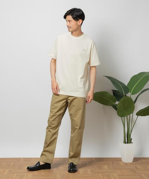 LACOSTE（ラコステ）の「LACOSTE(ラコステ)ワンポイントTシャツ（Tシャツ/カットソー・メンズ・ブラック/ベージュ/ホワイト・M/L/XL/S）」の10枚目の写真