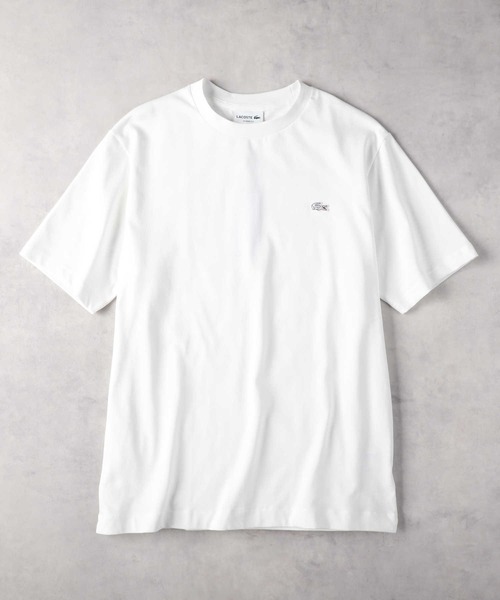 LACOSTE（ラコステ）の「LACOSTE(ラコステ)ワンポイントTシャツ（Tシャツ/カットソー・メンズ・ブラック/ベージュ/ホワイト・M/L/XL/S）」の2枚目の写真