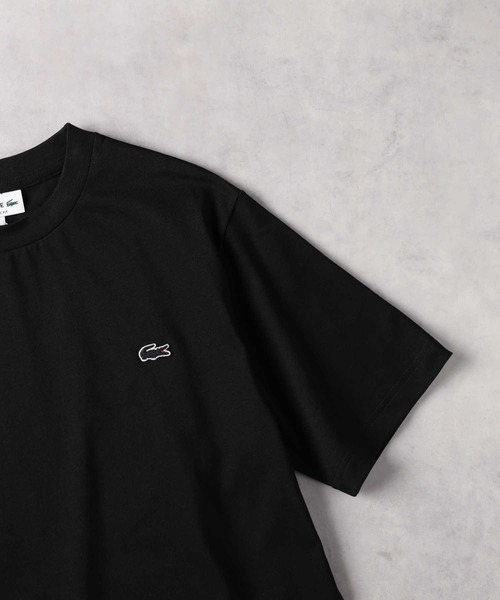 LACOSTE（ラコステ）の「LACOSTE(ラコステ)ワンポイントTシャツ（Tシャツ/カットソー・メンズ・ブラック/ベージュ/ホワイト・M/L/XL/S）」の5枚目の写真