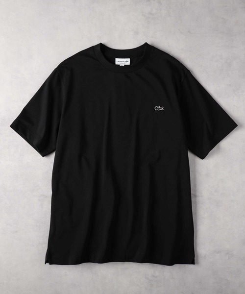 LACOSTE（ラコステ）の「LACOSTE(ラコステ)ワンポイントTシャツ（Tシャツ/カットソー・メンズ・ブラック/ベージュ/ホワイト・M/L/XL/S）」の7枚目の写真