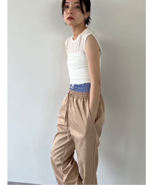 duei(デュイ)の「ビスチェセットレイヤードノースリーブトップス(Tシャツ/カットソー・レディース・オフホワイト/ブラック・FREE)」の20枚目の写真