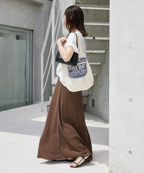 SLOBE IENA(スローブイエナ)の「SLOBE スクエアバッグ(ハンドバッグ・レディース・ブラック/アイボリー・FREE)」の10枚目の写真