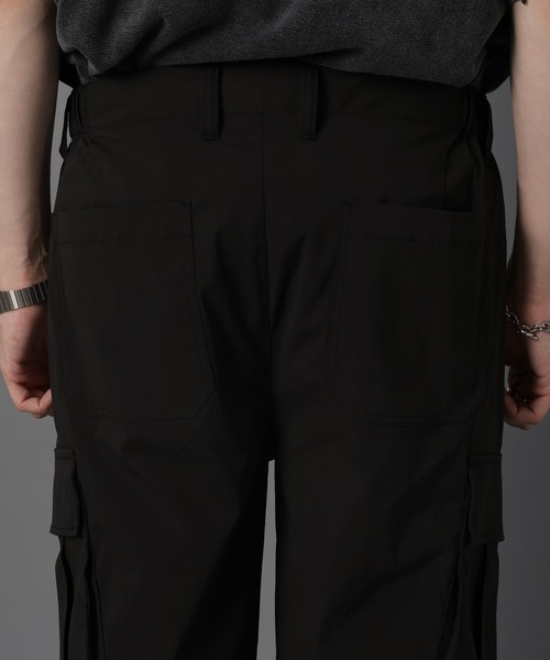 RAGEBLUE（レイジブルー）の「サイドライン/ナイロンワイドカーゴパンツ/パラシュートパンツ（カーゴパンツ・メンズ・ホワイト/ブラック/グレー・SMALL/MEDIUM/LARGE）」の8枚目の写真