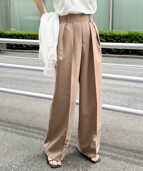 RANAN（ラナン）の「[低身長/高身長/大きいサイズ有]2タックワイド