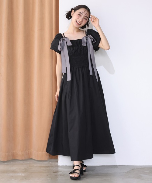 ナイスクラップ ブラック ワンピース セール】マルチウェイセットワンピース【ZOZO限定商品】（ワンピース