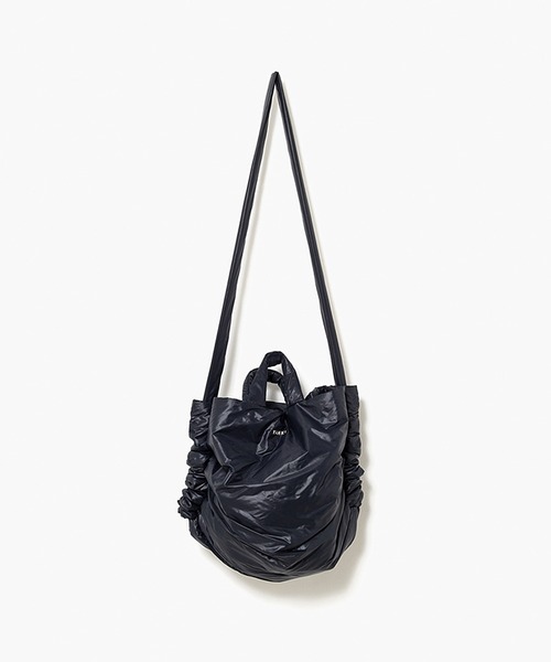 【新品未使用】YAHKI Navy ナイロン ハンドバッグ 中古・古着通販】YAHKI (ヤーキ) ショルダーバッグ ネイビー