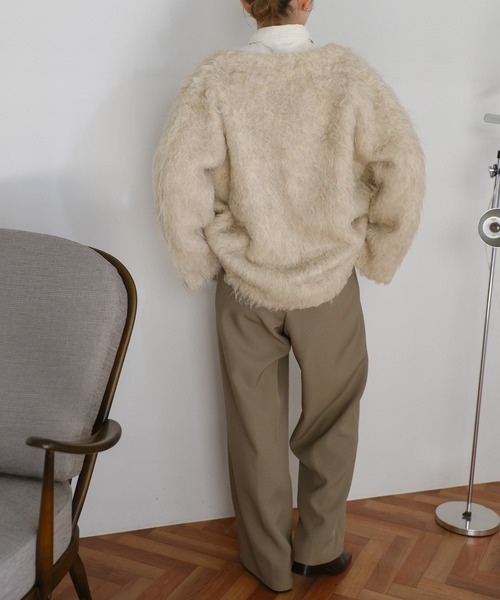 セール】ロングシャギーカーディガン（カーディガン/ボレロ）｜select