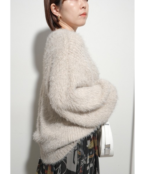【セール】シャイニーニットTOPS（ニット/セーター）｜Palm Riche（ポームリシュ）
