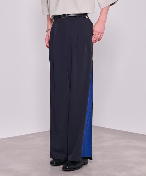 JUNRED(ジュンレッド)の「【 セットアップ対応 】ドライドレープ サイドジップデザイン パンツ(その他パンツ・メンズ・ブラック/ネイビー・S/M/L)」の8枚目の写真