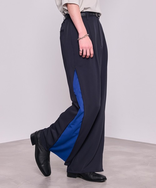 JUNRED(ジュンレッド)の「【 セットアップ対応 】ドライドレープ サイドジップデザイン パンツ(その他パンツ・メンズ・ブラック/ネイビー・S/M/L)」の10枚目の写真