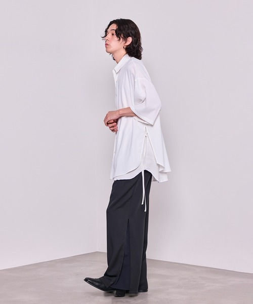 JUNRED(ジュンレッド)の「【 セットアップ対応 】ドライドレープ サイドジップデザイン パンツ(その他パンツ・メンズ・ブラック/ネイビー・S/M/L)」の11枚目の写真