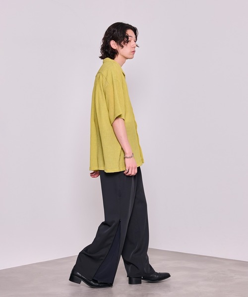 JUNRED(ジュンレッド)の「【 セットアップ対応 】ドライドレープ サイドジップデザイン パンツ(その他パンツ・メンズ・ブラック/ネイビー・S/M/L)」の12枚目の写真