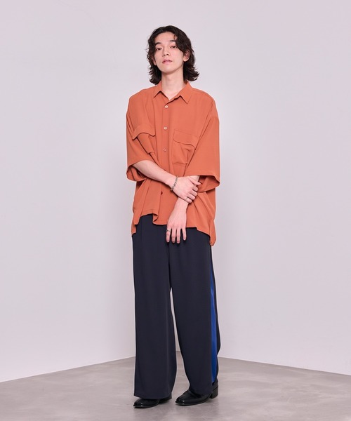 JUNRED(ジュンレッド)の「【 セットアップ対応 】ドライドレープ サイドジップデザイン パンツ(その他パンツ・メンズ・ブラック/ネイビー・S/M/L)」の17枚目の写真