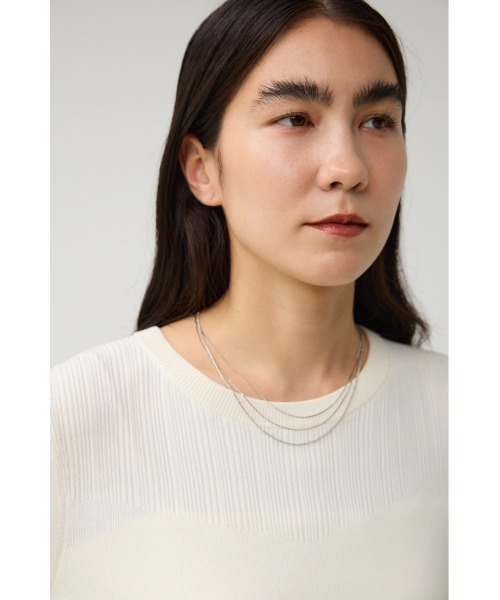 crie conforto(クリーコンフォルト)の「トリプルチェーンネックレス(ネックレス・レディース・ゴールド/シルバー系その他・FREE)」の12枚目の写真