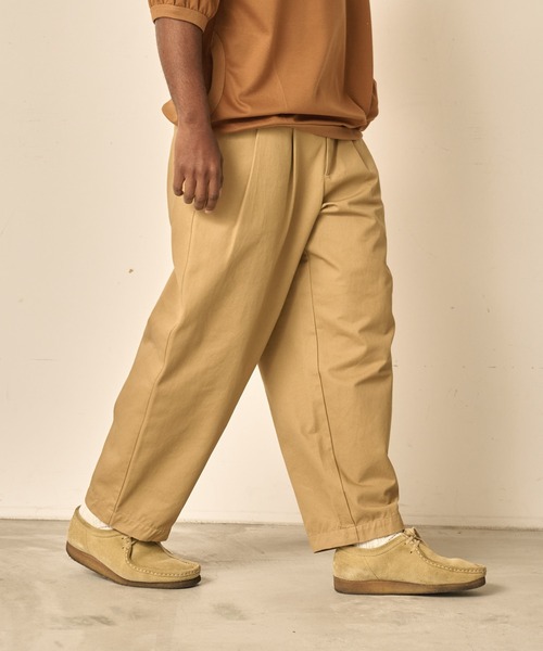 Kelen（ケレン）の「「KELEN MENS/ケレン メンズ」2タックコクーントラウザー（その他パンツ・メンズ・ブラック/ライトベージュ/ベージュ・40/38/42）」の4枚目の写真