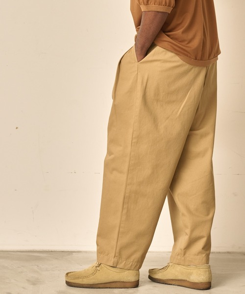 Kelen（ケレン）の「「KELEN MENS/ケレン メンズ」2タックコクーントラウザー（その他パンツ・メンズ・ブラック/ライトベージュ/ベージュ・40/38/42）」の7枚目の写真