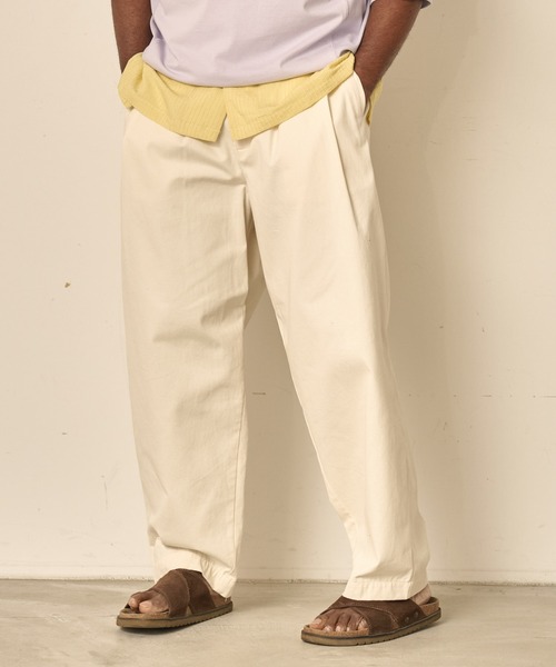 Kelen（ケレン）の「「KELEN MENS/ケレン メンズ」2タックコクーントラウザー（その他パンツ・メンズ・ブラック/ライトベージュ/ベージュ・40/38/42）」の16枚目の写真