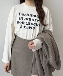 Heather | WEB限定　アソートロゴBIGロンT　143364(Tシャツ/カットソー)