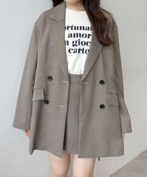 Heather(ヘザー)の「WEB限定 アソートロゴBIGロンT 143364(Tシャツ/カットソー・レディース・ピンク/アイボリー/チャコールグレー/ネイビー・FREE)」の12枚目の写真