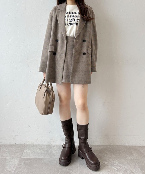 Heather(ヘザー)の「WEB限定 アソートロゴBIGロンT 143364(Tシャツ/カットソー・レディース・ピンク/アイボリー/チャコールグレー/ネイビー・FREE)」の11枚目の写真
