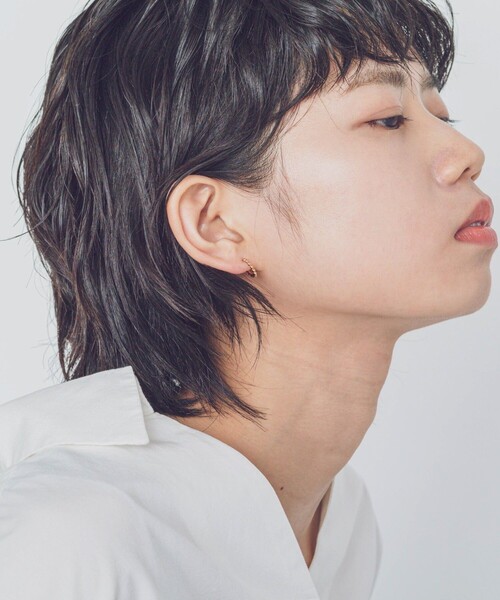 Jouete(ジュエッテ)の「ピアス ボール フープ(ピアス(両耳用)・レディース・イエローゴールド・FREE)」の4枚目の写真