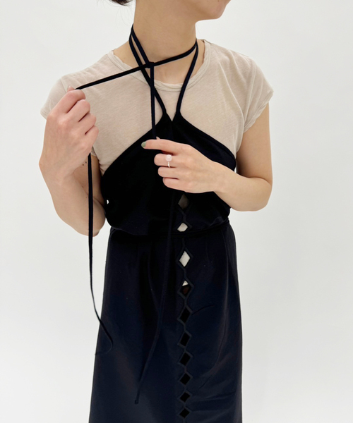 BASERANGE CESSA LIGO TOP TOCEL-WS-AU24 黒 セール】【BASERANGE/ベースレンジ】CESSA LIGO TOP / TOCEL-WS