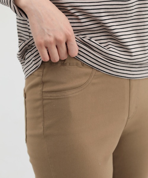 Honeys(ハニーズ)の「【抗菌防臭】ストレッチパギンス(股下72cm)(その他パンツ・レディース・ネイビー/モカ/ブラック/ベージュ・S/M/L/LL)」の8枚目の写真
