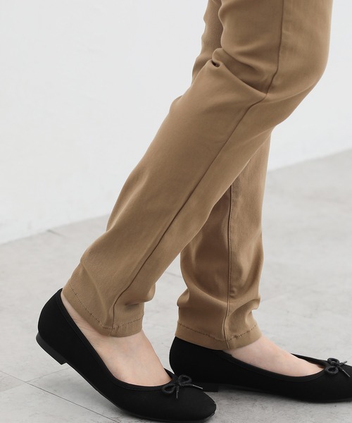 Honeys(ハニーズ)の「【抗菌防臭】ストレッチパギンス(股下72cm)(その他パンツ・レディース・ネイビー/モカ/ブラック/ベージュ・S/M/L/LL)」の10枚目の写真