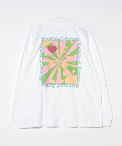 Mag.(マグ)の「【Spread Love】オリジナルプリント L/S T(Tシャツ/カットソー・レディース・ブラック/ホワイト・MEDIUM/LARGE)」の3枚目の写真