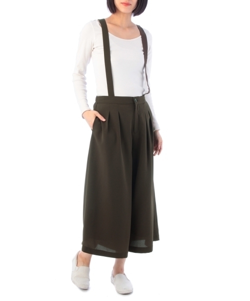 THE SHOP TK （ザ ショップ ティーケー ）の「ジョーゼットガウチョパンツ（その他パンツ・レディース・グリーン/ブルー/ブラウン・99）」の2枚目の写真