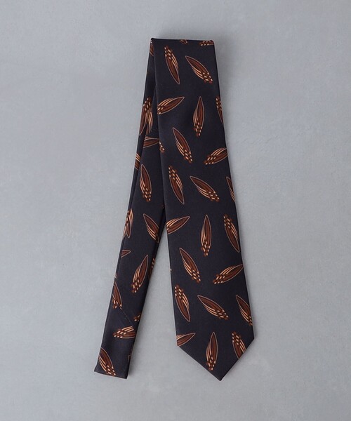 UNITED ARROWS（ユナイテッドアローズ）の「オーバル プリント ネクタイ（ネクタイ・メンズ・ダークブラウン・FREE）」の6枚目の写真