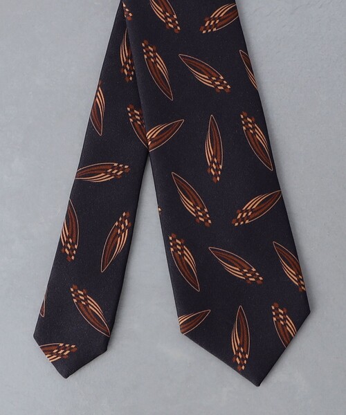 UNITED ARROWS（ユナイテッドアローズ）の「オーバル プリント ネクタイ（ネクタイ・メンズ・ダークブラウン・FREE）」の5枚目の写真