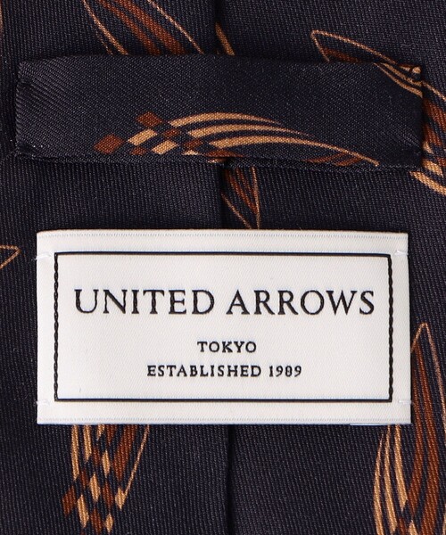 UNITED ARROWS（ユナイテッドアローズ）の「オーバル プリント ネクタイ（ネクタイ・メンズ・ダークブラウン・FREE）」の2枚目の写真