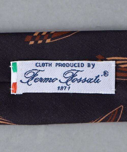 UNITED ARROWS（ユナイテッドアローズ）の「オーバル プリント ネクタイ（ネクタイ・メンズ・ダークブラウン・FREE）」の7枚目の写真