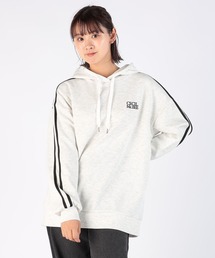 ワンポイント刺繍ロゴダンボールニットパーカー