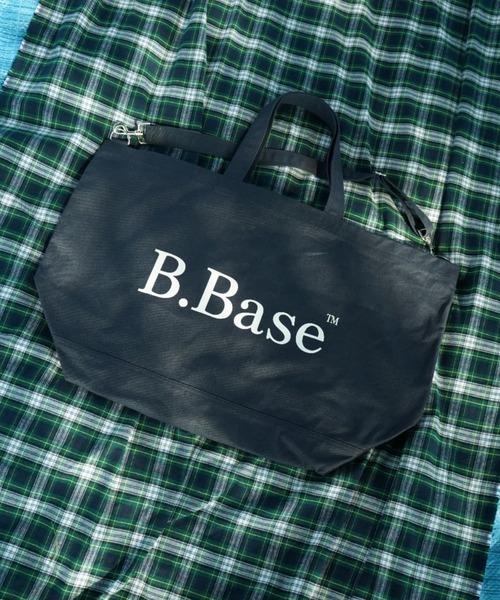 BROKEN BASE(ブロークンベース)の「2way B.Base big tote bag(トートバッグ・メンズ・キナリ/レッド/ネイビー/ブルー・フリー)」の2枚目の写真