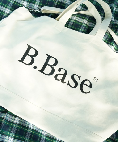 BROKEN BASE(ブロークンベース)の「2way B.Base big tote bag(トートバッグ・メンズ・キナリ/レッド/ネイビー/ブルー・フリー)」の16枚目の写真