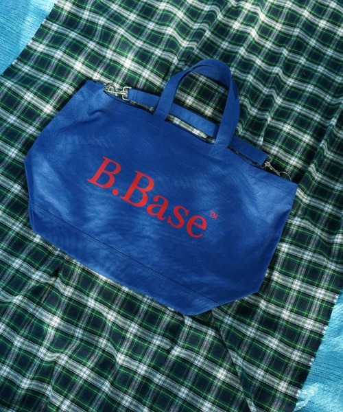 BROKEN BASE(ブロークンベース)の「2way B.Base big tote bag(トートバッグ・メンズ・キナリ/レッド/ネイビー/ブルー・フリー)」の17枚目の写真