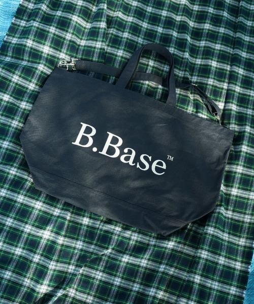 BROKEN BASE(ブロークンベース)の「2way B.Base big tote bag(トートバッグ・メンズ・キナリ/レッド/ネイビー/ブルー・フリー)」の10枚目の写真