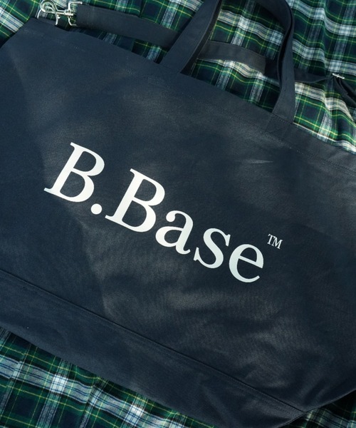 BROKEN BASE(ブロークンベース)の「2way B.Base big tote bag(トートバッグ・メンズ・キナリ/レッド/ネイビー/ブルー・フリー)」の11枚目の写真