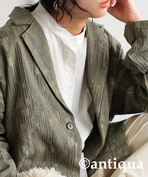TICCA テーラードジャケット　綿麻 TICCA テーラードジャケット 綿麻 TICCA ジャケット テーラード