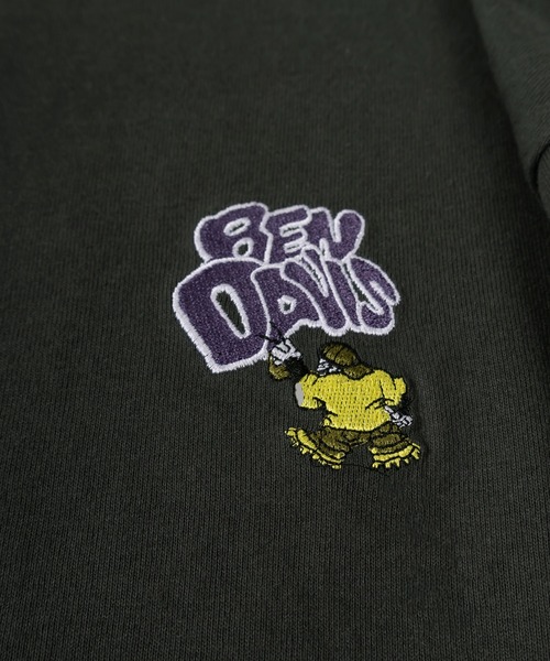 BEN DAVIS(ベンデイビス)の「【BENDAVIS/ベンデイビス】BUBBLE LETTERS L/S TEE/バブルロゴ バックプリント&アームプリントロングTシャツ オーバーサイズ(Tシャツ/カットソー・メンズ・ダークグレー/アッシュグレー/ホワイト/チャコールグレー・L/M/XL)」の16枚目の写真