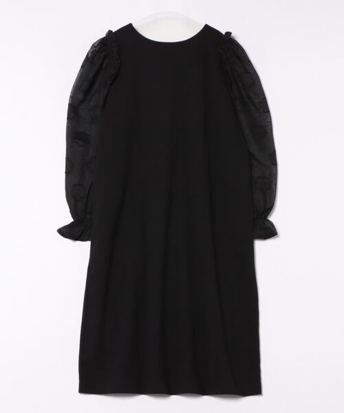 MARY QUANT(マリークワント)の「デイジーカットジャカード ワンピース(ワンピース・レディース・ブラック/アイボリー・M)」の3枚目の写真