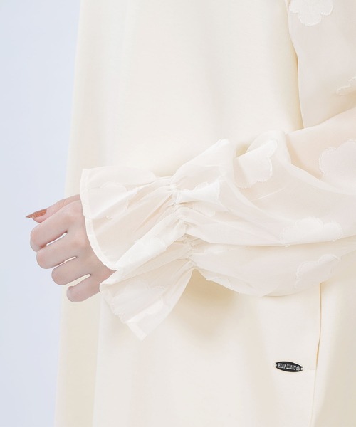 MARY QUANT(マリークワント)の「デイジーカットジャカード ワンピース(ワンピース・レディース・ブラック/アイボリー・M)」の10枚目の写真