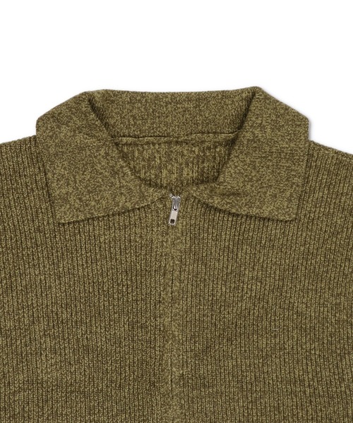 Lull（ルル）の「【Lull / ルル】Wジップニットジャケット（ニット/セーター・レディース・チャコール/アイボリー/カーキ・ONESIZE）」の11枚目の写真